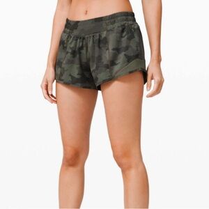 Lululemon Heritage 360 Camo Hotty Hot shorts